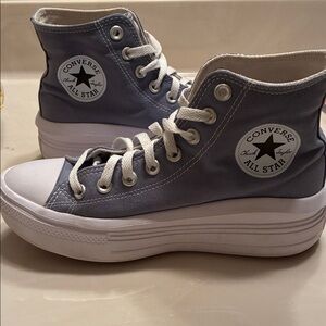 Converse Women's High-Top Sneakers - Light Blue